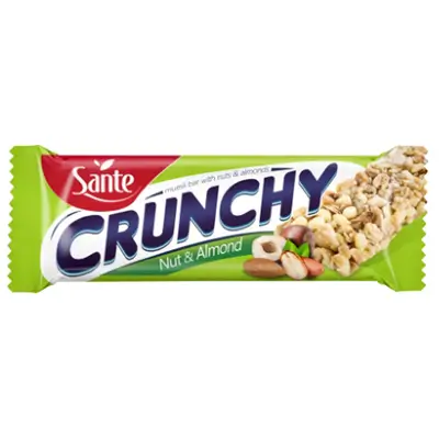 Sante Crunchy Muesli Bar Almond 35g